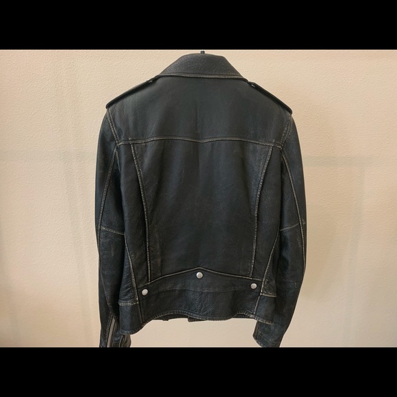 Saint Laurent Vintage L01 Biker Leather Jacket - Picture 3 of 8